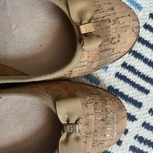 Anne klien flats sparkly gold